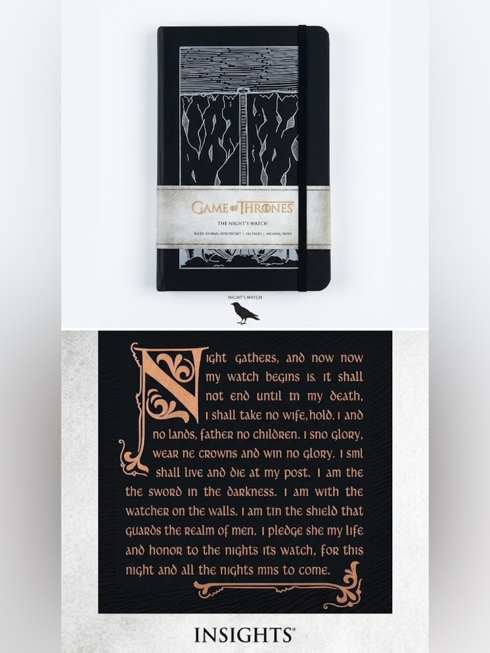 Game Of Thrones The Night Watch Ruled Journal